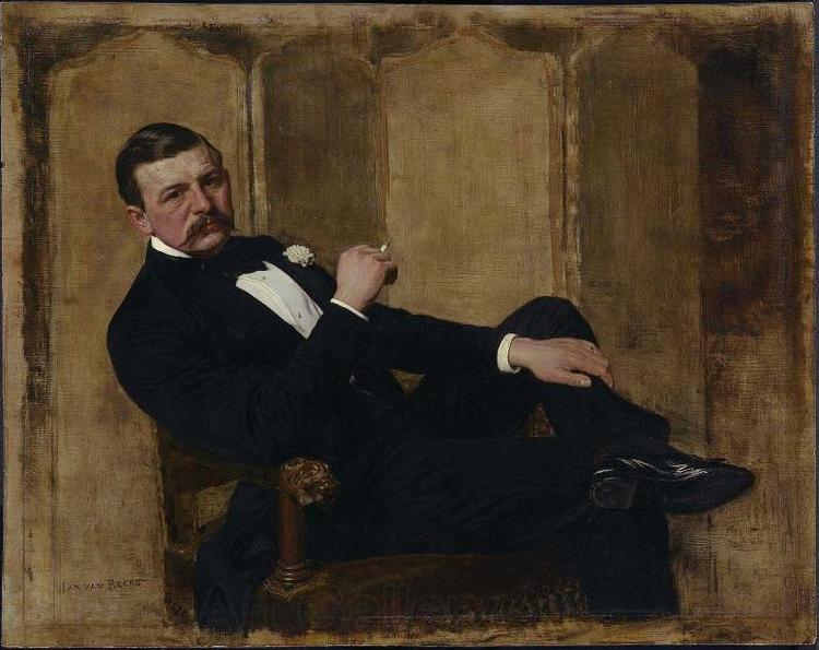 Jan van Beers Portrait of a Man France oil painting art